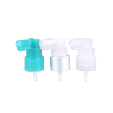 Plastic short mouth nasal spray pump  with cap for medicine